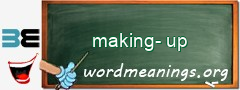 WordMeaning blackboard for making-up